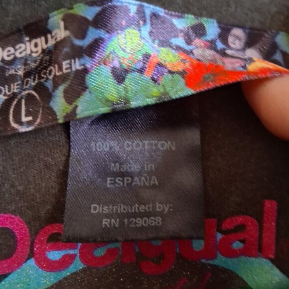 Desigual Inspired by Cirque Du Soleil Women's Large Multicolor Printed Dress - Picture 11 of 16